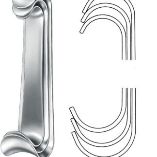 15-655-00-01  ~ DOPPELHAKEN, ROUX, SATZ, FIG. 1-3, 17 CM ~