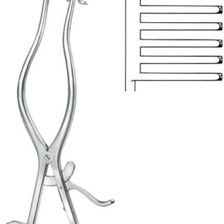 15-738-26-07  ~ SPREIZER, ADSON, SCHARF, 6X6 Z., 29 CM ~
