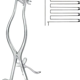 15-739-25-07  ~ SPREIZER, ADSON, STUMPF, 5X6 Z., 25,5 CM ~