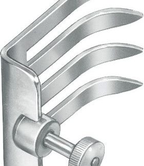 15-906-47-07  ~ HAKENVALVE, SCOVILLE, 4-ZINK., 67X44 MM ~