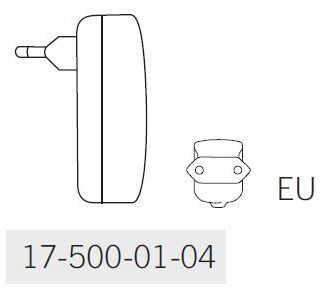 17-500-01-04  ~ Netzstecker EU f. MedLED ~
