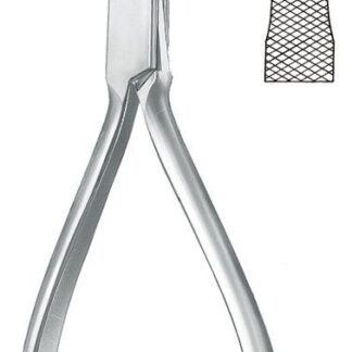 22-516-14-07  ~ FLACHZANGE, GERIEFTES MAUL, 13,5 CM ~