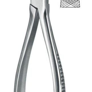 22-519-01-07  ~ FLACHZANGE, GERIEFTES MAUL, 17 CM ~