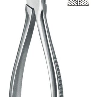 22-519-02-07  ~ FLACHZANGE, KREUZRILLE IM MAUL, 17 CM ~