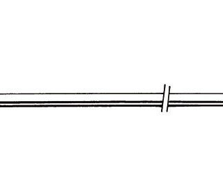 22-633-25-05  ~ KIRSCHNERDRAHT, 2,5X310 MM, ENDE RUND ~