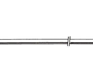 22-639-15-05  ~ KIRSCHNERDRAHT, DOPPELSPITZE, 1,5X160 MM ~