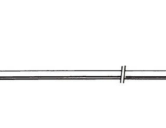 22-639-25-05  ~ KIRSCHNERDRAHT, DOPPELSPITZE, 2,5X160 MM ~