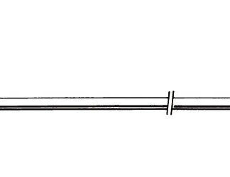 22-640-50-05  ~ KIRSCHNERDRAHT, DOPPELSPITZE, 2,0X310 MM ~