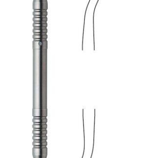 23-395-21-07  ~ KÜRETTE, MOLT, CHIRUR., DOPPELEND., GRAU ~