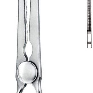 24-291-10-07  ~ BULLDOGKLEMME, DE BAKEY-SATINSKY, 10 CM ~