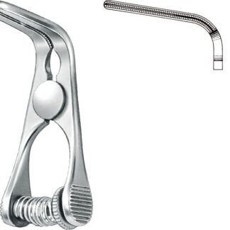 24-293-06-07  ~ Bulldogklemme, Glover, 6,5cm ~