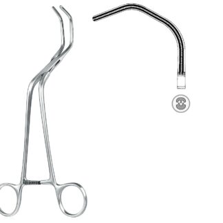 24-319-21-07  ~ ATR.-AORTAKLEMME, DIETHRICH, GEB., 21 CM ~