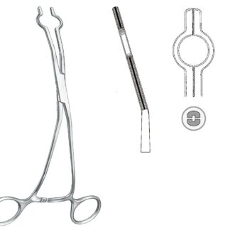 24-350-04-07  ~ KATHETERKLEMME, COOLEY, 30 CH, 20 CM ~