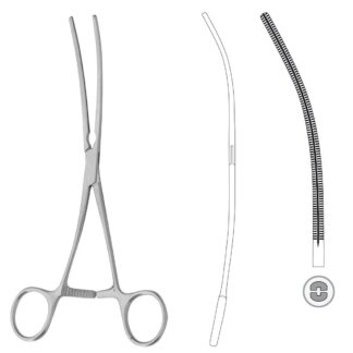 24-354-19-07  ~ Atr.-Aortaklemme, Cooley, 19 cm ~