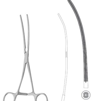 24-354-27-07  ~ Atr.-Aortaklemme, Cooley, 26,5 cm ~