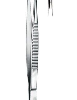 24-388-16-07  ~ ATR.-PINZETTE, DE BAKEY, 2 MM, 16 CM ~