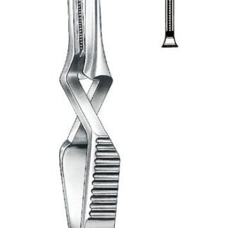 24-392-08-07  ~ BULLDOGKLEMME, DE BAKEY, GER., 9 CM ~