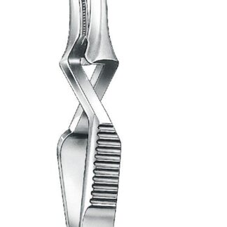 24-393-07-07  ~ BULLDOGKLEMME, DE BAKEY, GEB., 8 CM ~