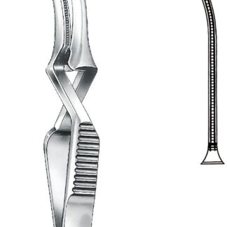 24-393-12-07  ~ BULLDOGKLEMME, DE BAKEY, GEB., 11,5 CM ~