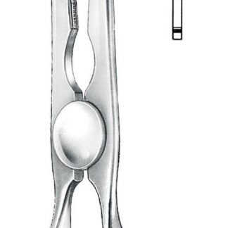 24-398-06-07  ~ Bulldogklemme Glove Gerade 7cm ~