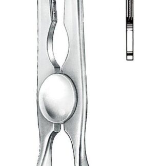 24-398-07-07  ~ Bulldogklemme Glover Gerade 8cm ~