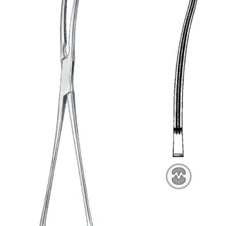 24-408-19-07  ~ ATR.-LIGATURKLEMME, DE BAKEY, 19 CM ~