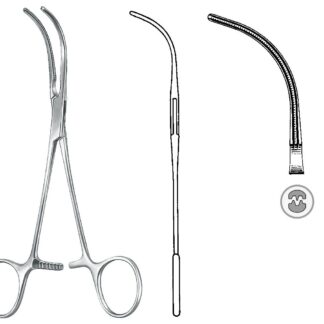 24-409-16-07  ~ ATR.-KLEMME, DE BAKEY, GEB., 16 CM ~