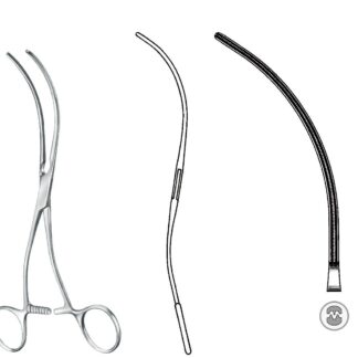 24-411-20-07  ~ ATR.-KLEMME, DE BAKEY, S-FORM, 20 CM ~