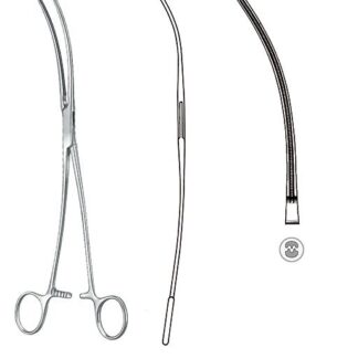 24-417-27-07  ~ ATR.-ANEURYSMAKLEMME, DE BAKEY, 27 CM ~