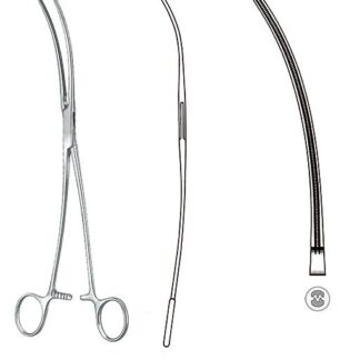 24-417-31-07  ~ ATR.-ANEURYSMAKLEMME, DE BAKEY, 31 CM ~