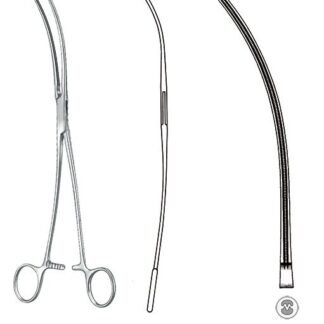 24-417-33-07  ~ ATR.-ANEURYSMAKLEMME, DE BAKEY, 33 CM ~