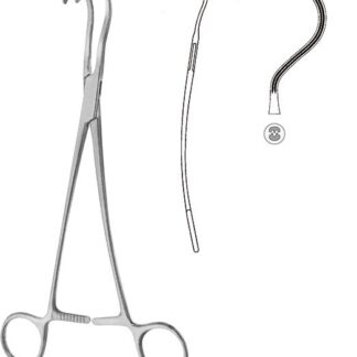 24-424-04-07  ~ ATR.-AORTAKLEMME WYLIE, 23 CM ~