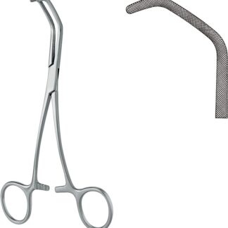 24-425-15-07  ~ ATR.-GEFÄSSKLEMME, SATINSKY, 15,5 CM ~