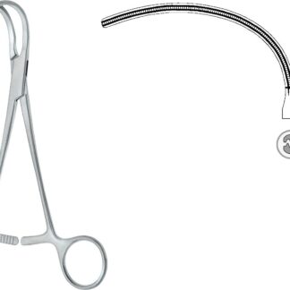 24-430-01-07  ~ ATR.-ANASTOMOSENKLEMME, GLOVER, 22 CM ~