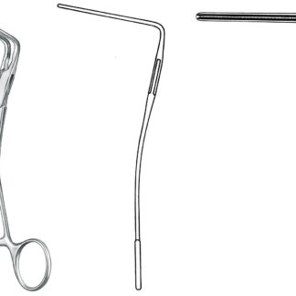 24-436-18-07  ~ ATR.-KLEMME, DE BAKEY, GEW., 19 CM ~