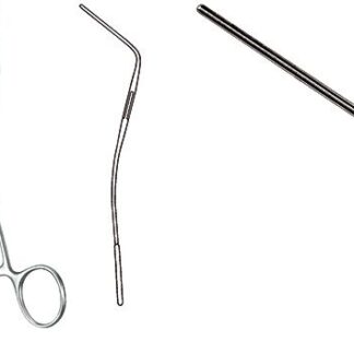 24-437-21-07  ~ ATR.-KLEMME, DE BAKEY, GEW., 22 CM ~