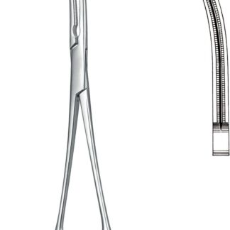 24-439-18-07  ~ ATR.-KLEMME, DE BAKEY, GEB., 18,5 CM ~