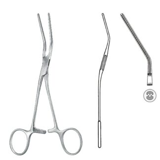 24-441-16-07  ~ ATR.-KLEMME, DE BAKEY, GEW., 16,5 CM ~