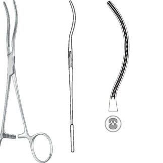 24-451-21-07  ~ Atr.-Klemme, Glover, löffelf., 21 cm ~