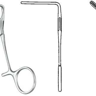 24-458-11-07  ~ ATR.-KLEMME, DE BAKEY, GEB., 13 CM ~