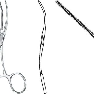 24-459-13-07  ~ ATR.-KLEMME, DE BAKEY, GEW., 12,5 CM ~