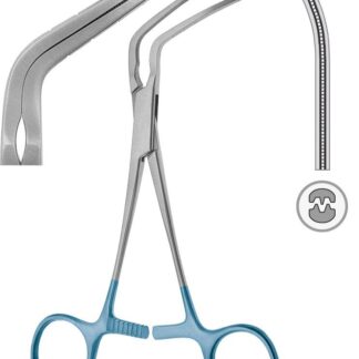 24-462-20-09  ~ TI-SUBRAMANIAN-KLEMME, LI., 15,5 CM ~