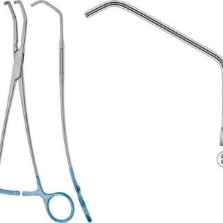 24-462-47-09  ~ TI-KLEMME, DEBAKEY-SATINSKY, 28,5 CM ~