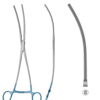 24-462-63-09  ~ TI-AORTAKLEMME, DEBAKEY, 33 CM ~