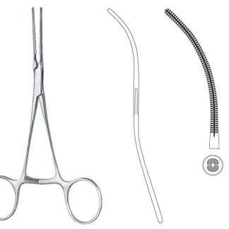 24-466-06-07  ~ Atr.-Klemme, Cooley, geb., 14,5 cm ~