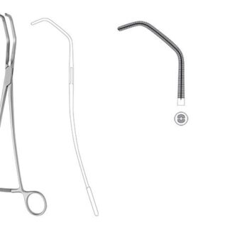 24-475-26-07  ~ Atraumata-Gefässklemme, Cooley, 26,5 cm ~