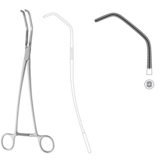 24-475-27-07  ~ Atraumata-Gefässklemme, Cooley, 26,5 cm ~