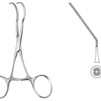 24-593-01-07  ~ ATR.-NEONATALKLEMME, 30  GEW., 12,5CM ~