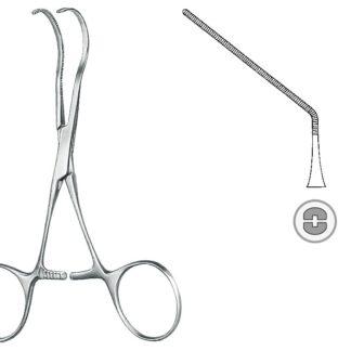 24-593-02-07  ~ ATR.-NEONATALKLEMME, 45  GEW., 12 CM ~