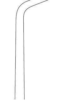 24-852-01-07  ~ Fasspinz., Samii, baj.re.geb., 3mm, 23cm ~